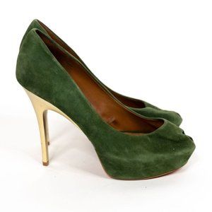 Ladies Zara Gold Stiletto Heels